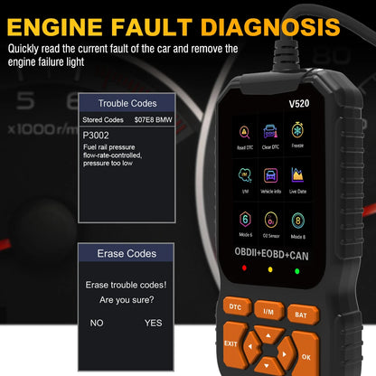 OBD Check Engine Fault Scanner