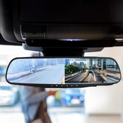 Rearview Mirror Dashcam/ Front And Rear Recording